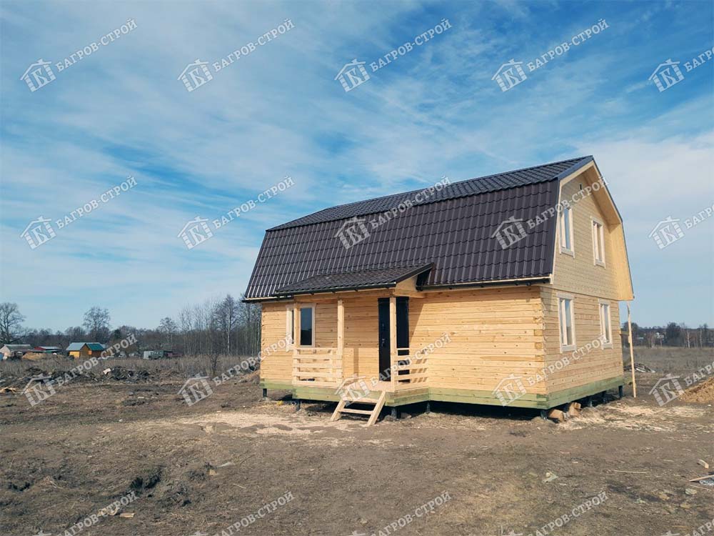 Дом из бруса 7х9 Салтан, Тульская обл., Веневский р-он, дер. Сетка
