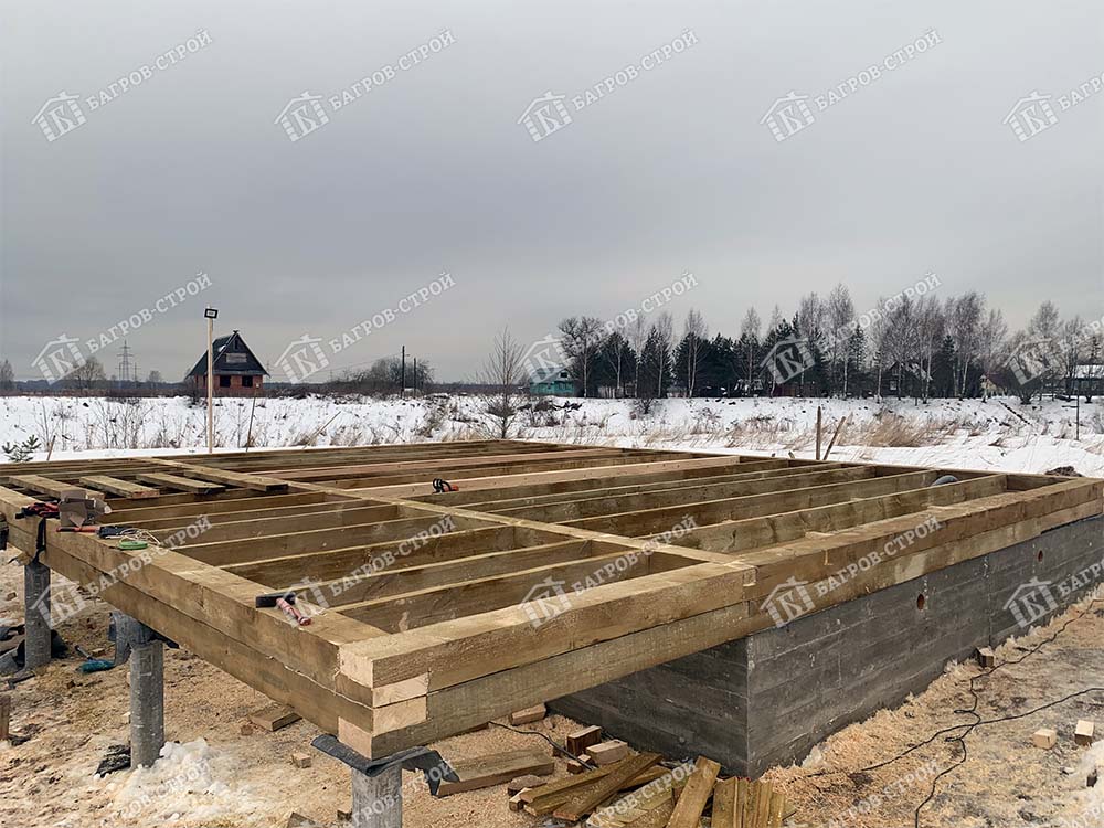 Дом из бруса 8х9 Игнат, Московская область, Дмитровский р-он