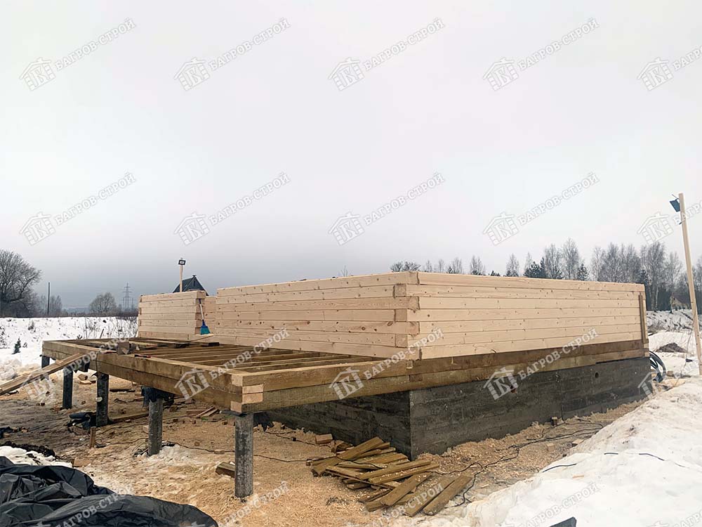 Дом из бруса 8х9 Игнат, Московская область, Дмитровский р-он