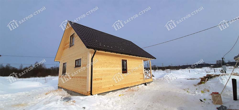 Дом из бруса 7х7 Гостимир, Вологодская область, Усть-Кубинский район