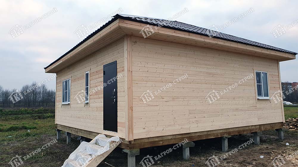 Каркасный дом 8х8 Борис, Ленинградская обл, Киришский р-н