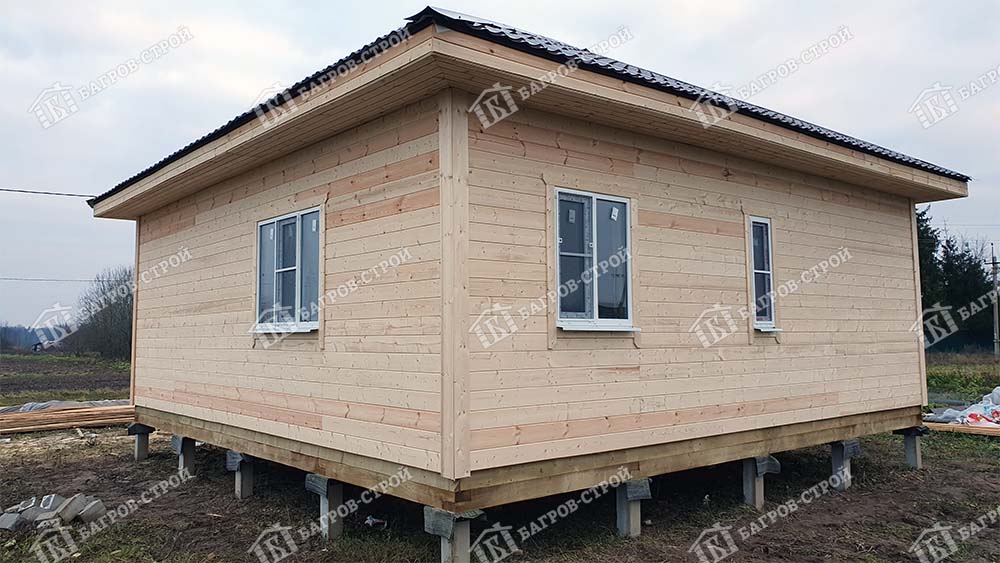 Каркасный дом 8х8 Борис, Ленинградская обл, Киришский р-н