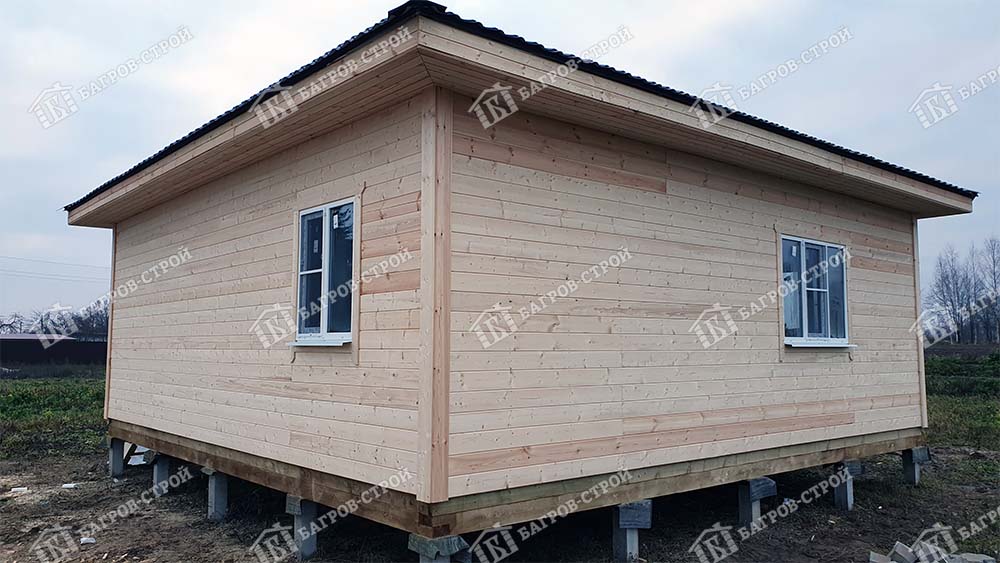 Каркасный дом 8х8 Борис, Ленинградская обл, Киришский р-н