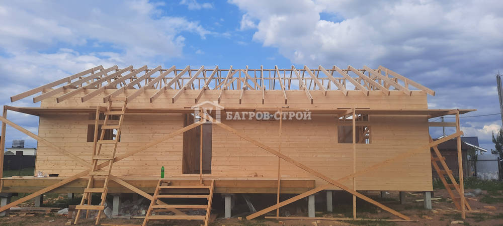 Каркасный дом 8х11 Тихомир, Новгородская область