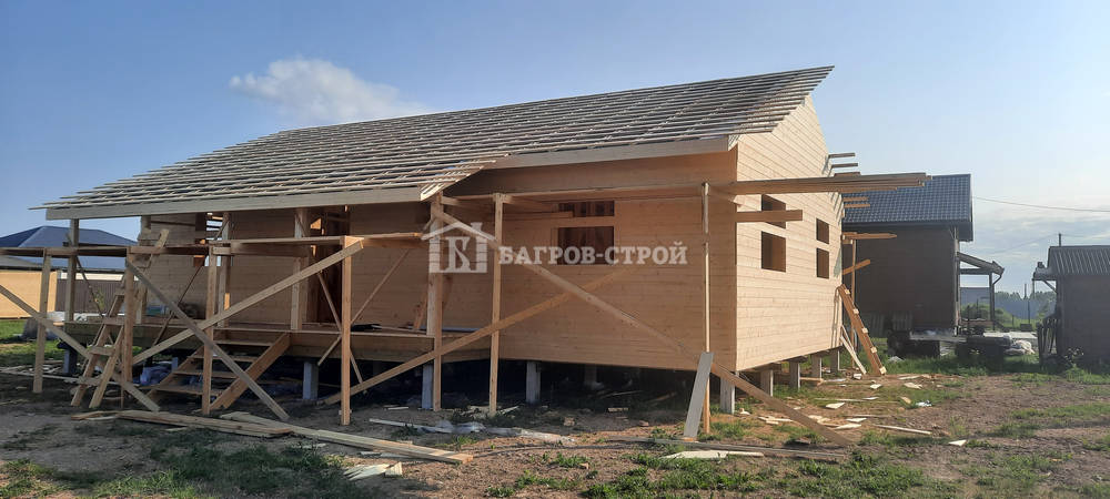 Каркасный дом 8х11 Тихомир, Новгородская область