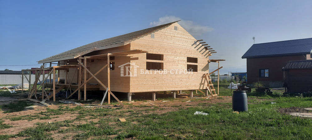 Каркасный дом 8х11 Тихомир, Новгородская область