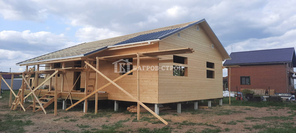 Каркасный дом 8х11 Тихомир, Новгородская область