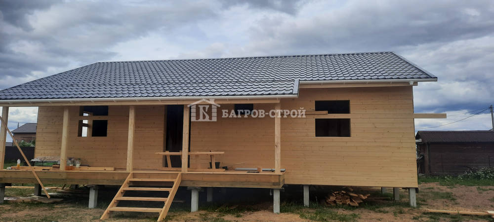 Каркасный дом 8х11 Тихомир, Новгородская область