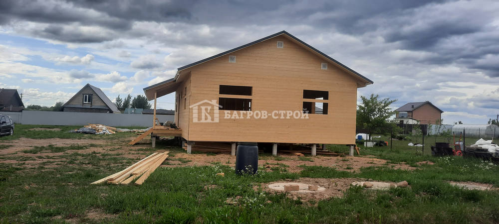 Каркасный дом 8х11 Тихомир, Новгородская область