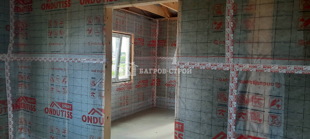 Каркасный дом 8х11 Тихомир, Новгородская область