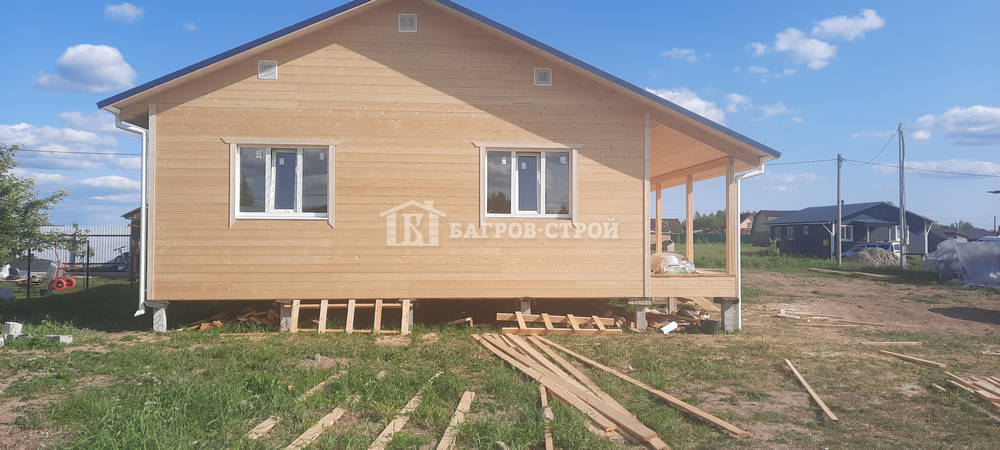 Каркасный дом 8х11 Тихомир, Новгородская область