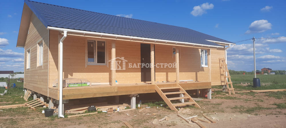 Каркасный дом 8х11 Тихомир, Новгородская область