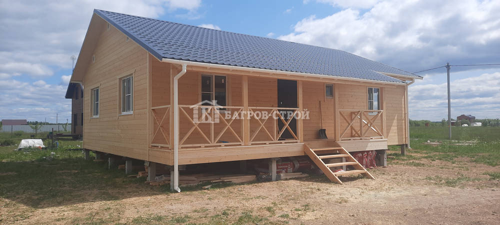 Каркасный дом 8х11 Тихомир, Новгородская область
