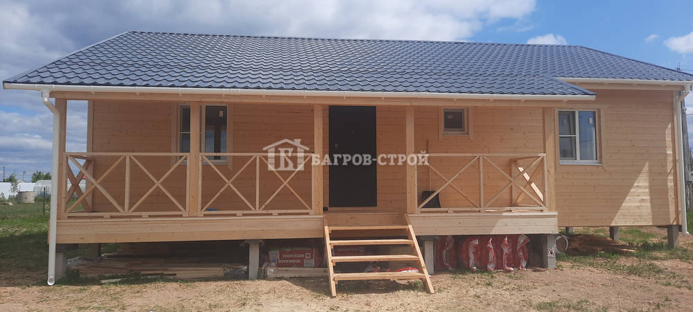 Каркасный дом 8х11 Тихомир, Новгородская область