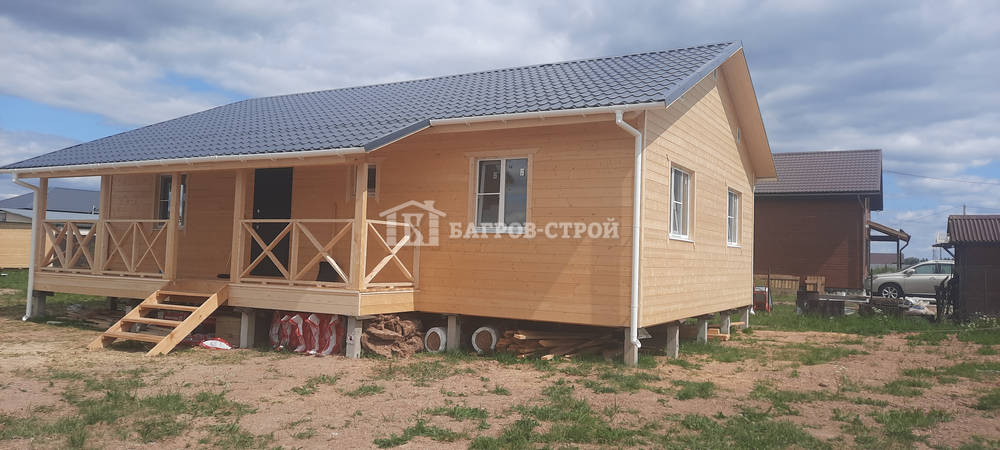 Каркасный дом 8х11 Тихомир, Новгородская область