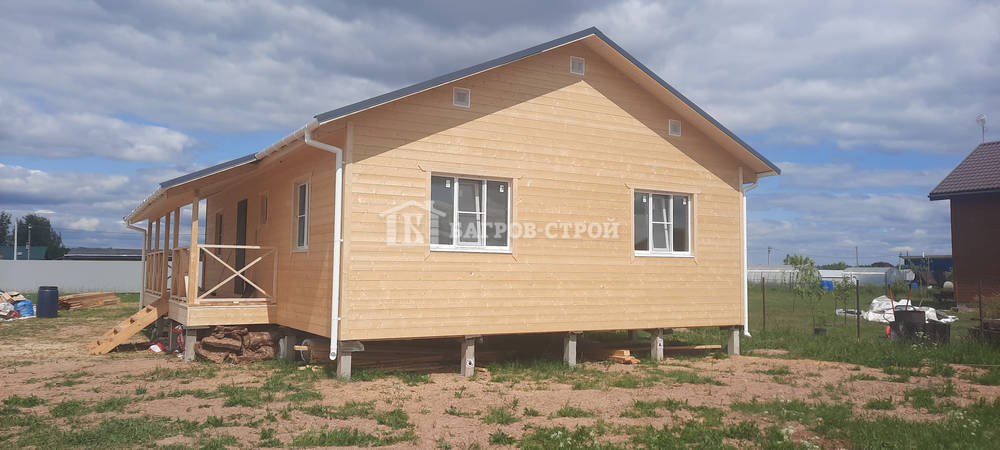 Каркасный дом 8х11 Тихомир, Новгородская область