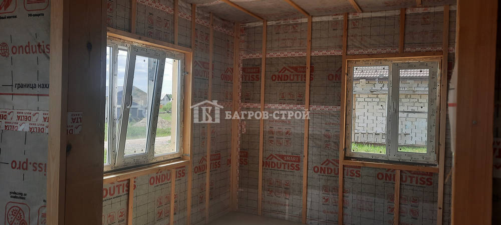 Каркасный дом 8х11 Тихомир, Новгородская область