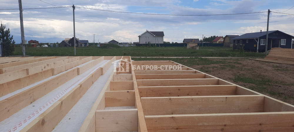 Каркасный дом 8х11 Тихомир, Новгородская область