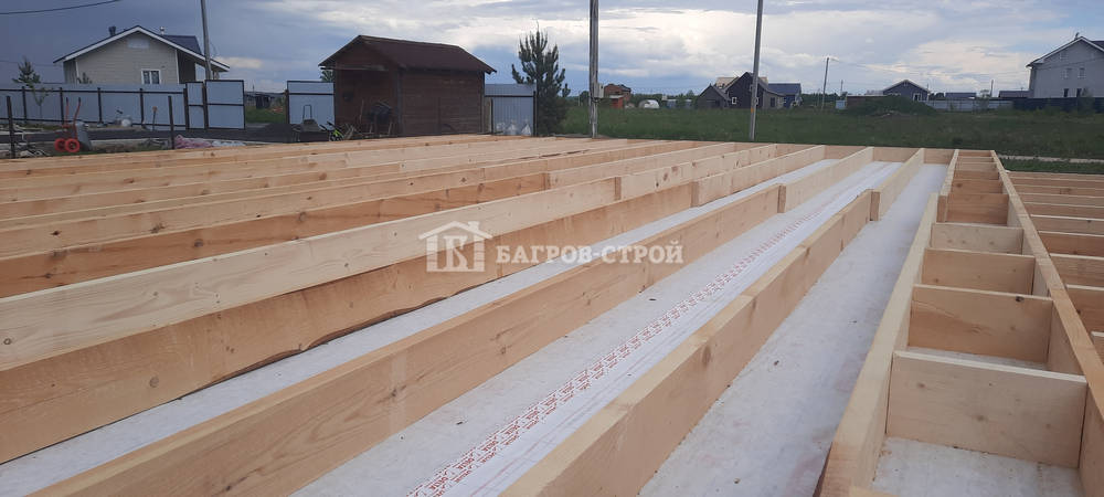 Каркасный дом 8х11 Тихомир, Новгородская область