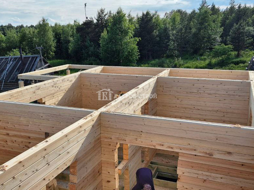 Дом из бруса 6х11 Варлаам, Республика Карелия. Лоухский район