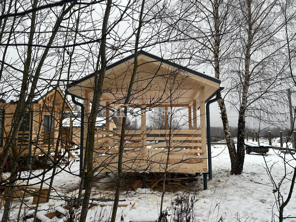 Каркасная беседка 4х5, Тверская обл., Кимрский р-н.