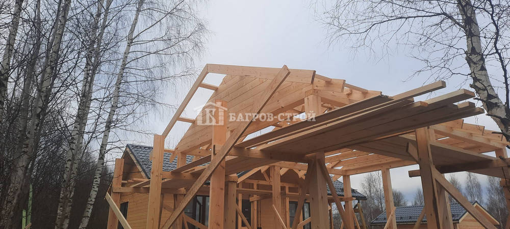 Каркасная беседка 4х5, Тверская обл., Кимрский р-н.