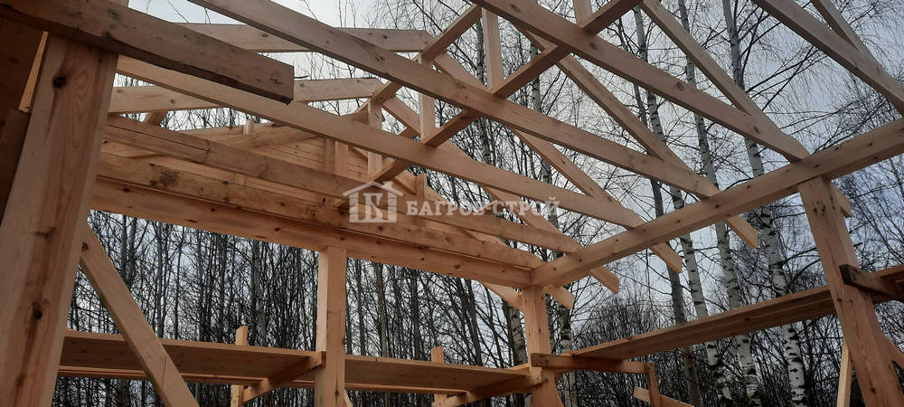 Каркасная беседка 4х5, Тверская обл., Кимрский р-н.