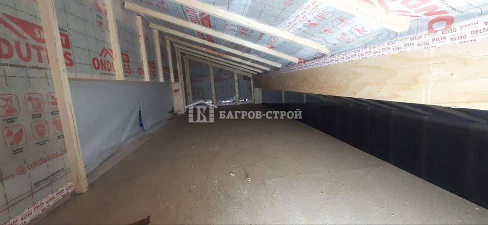 Каркасная баня 5.5х10 м. с террасой 4.3х4.5м, Московская обл., Серпуховской район.